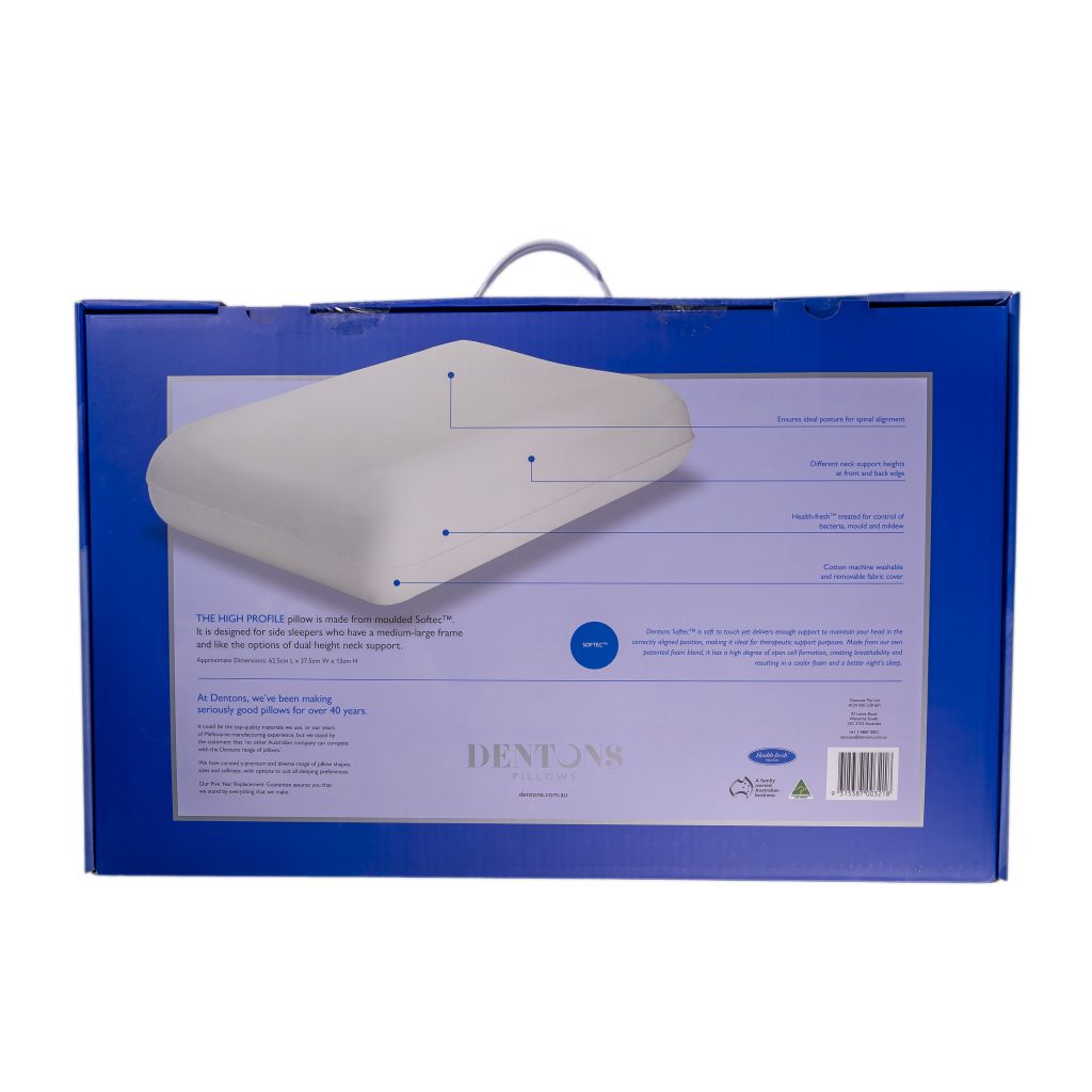 Dentons High Profile Pillow Live Well Health Centre