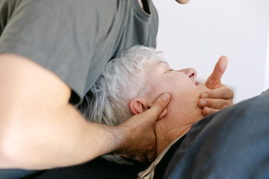 Osteopath Treatment Jaw Neck Head